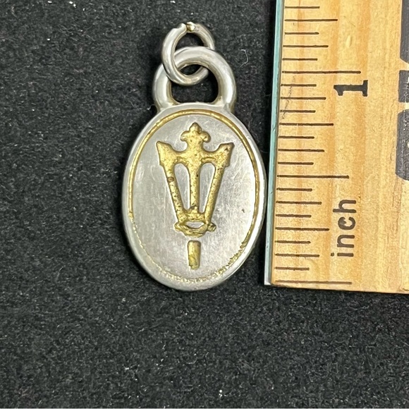 vintage bond street metal tag replacement key ring charm trinket - Picture 2 of 4